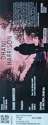 Dhani Harrison Ticket